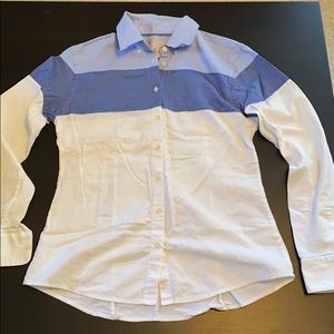 Blue and white Oxford Shirt